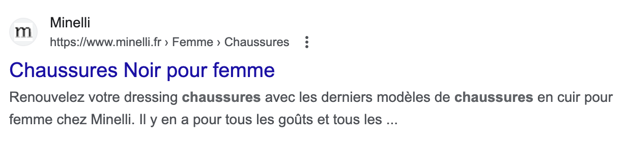 Intégrer sémantique lexicale dans le méta title et dans la méta-description.